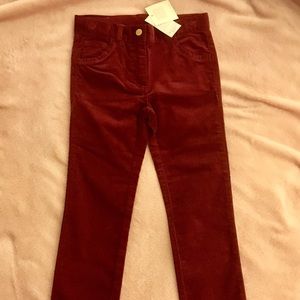 Janie and Jack NWT precious velveteen pants